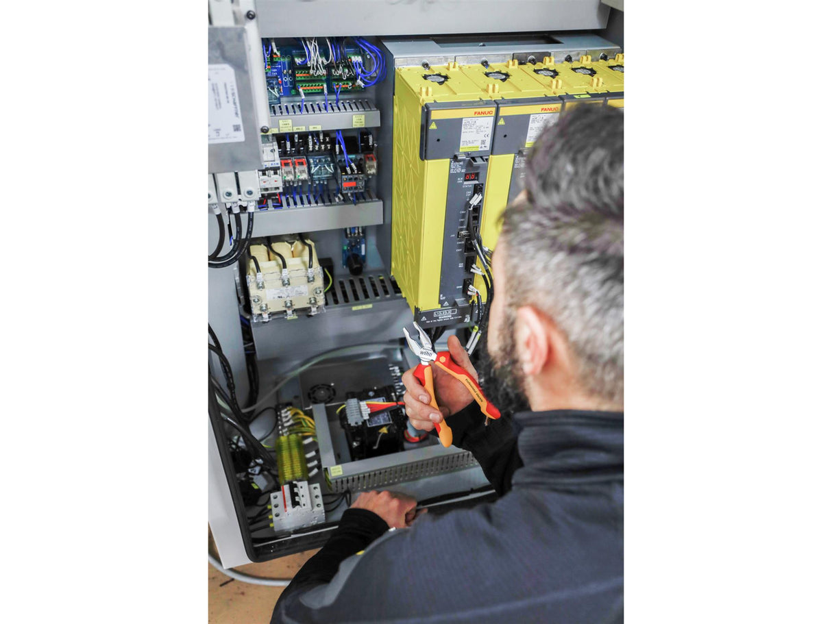 Wiha Professional electric Combination Pliers with DynamicJoint® 180mm