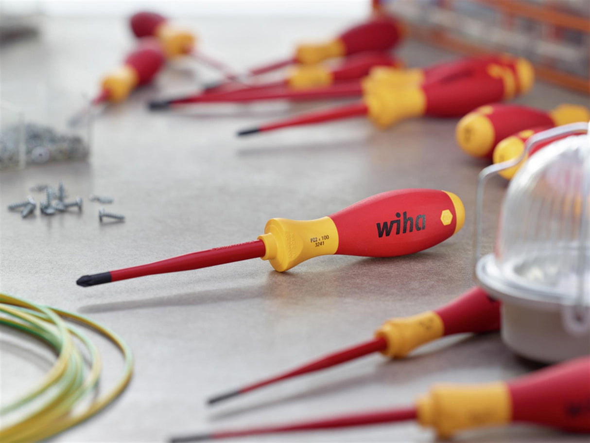 Wiha SoftFinish® electric slimFix SL/PZ Screwdriver Set, 6 Piece