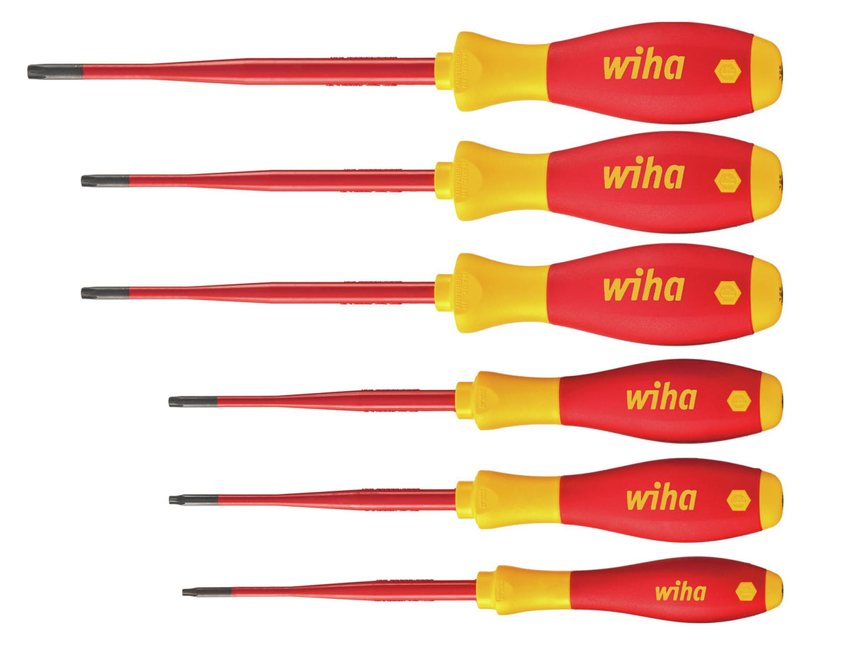 Wiha SoftFinish® electric slimFix TX/TR Screwdriver Set, 6 Piece