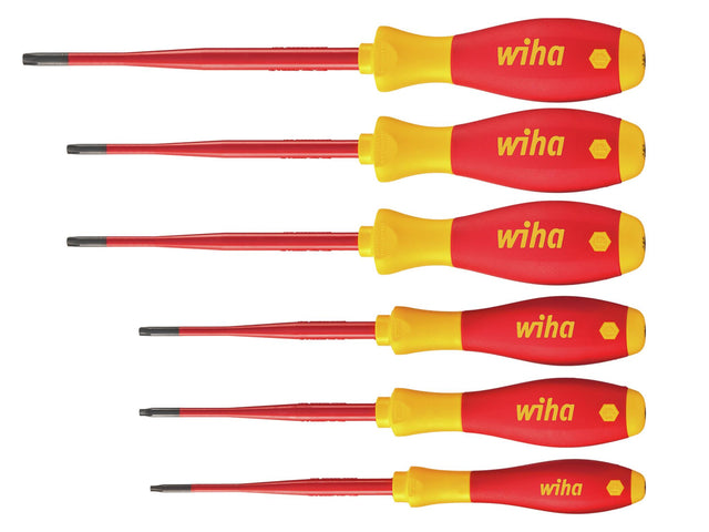 Wiha SoftFinish® electric slimFix TX/TR Screwdriver Set, 6 Piece
