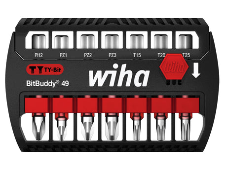 Wiha BitBuddy® TY Bit Set, 7 Piece