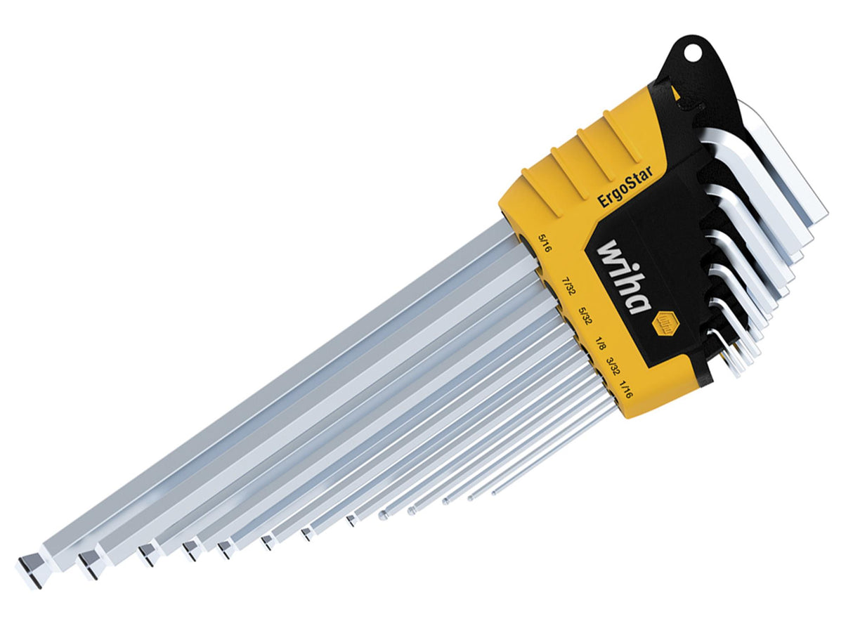 Wiha ErgoStar MagicRing® Hex Ball End L-key Set, 13 Piece