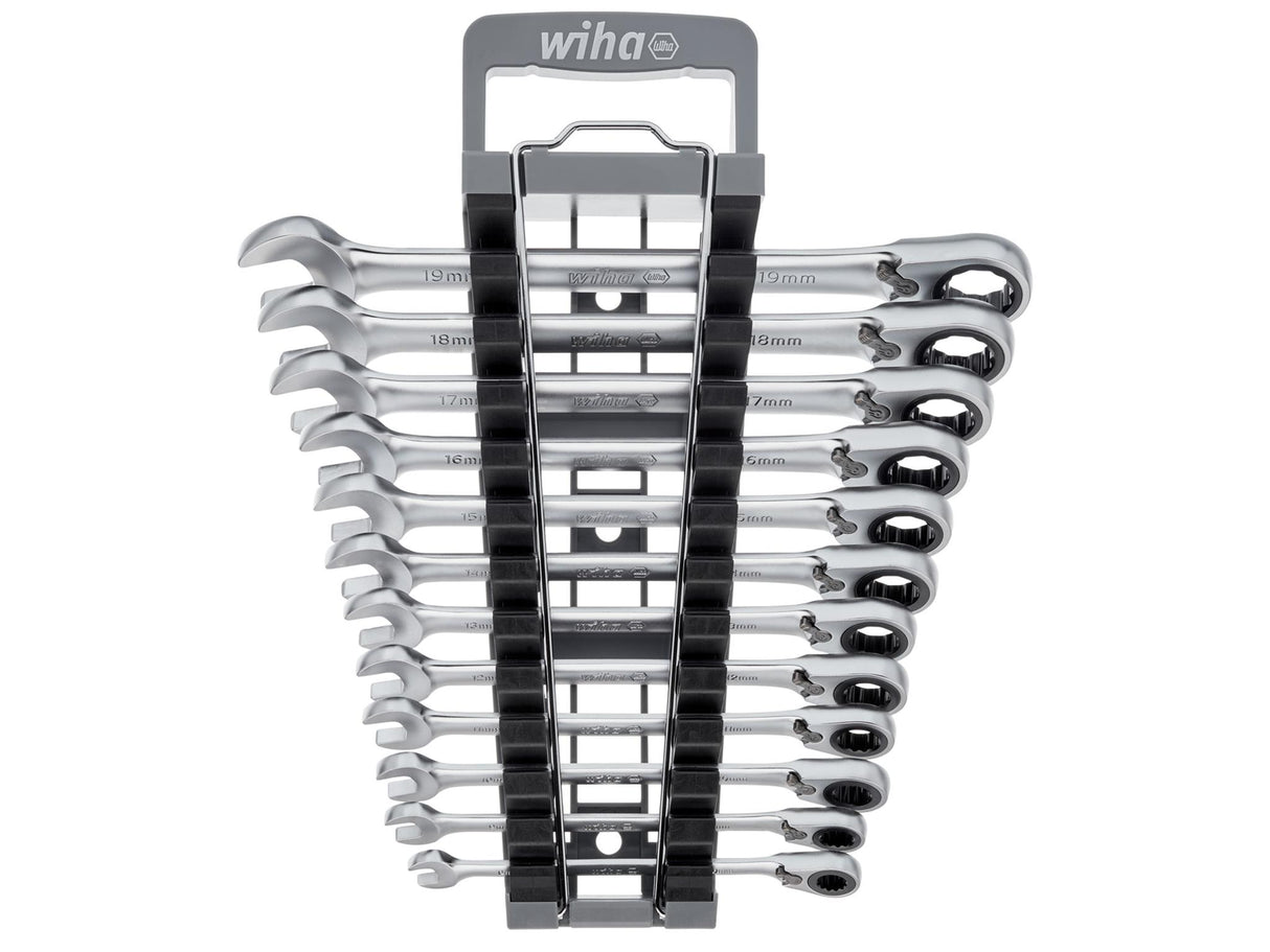 Wiha Ring Ratchet Spanner Set, 12 Piece