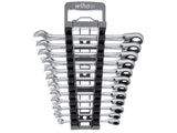 Wiha Ring Ratchet Spanner Set, 12 Piece