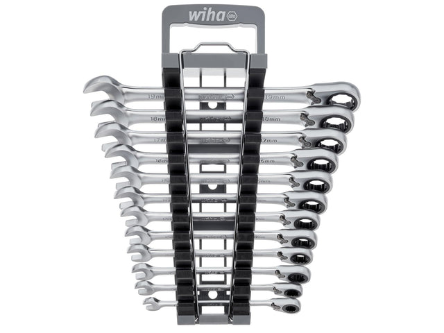 Wiha Ring Ratchet Spanner Set, 12 Piece