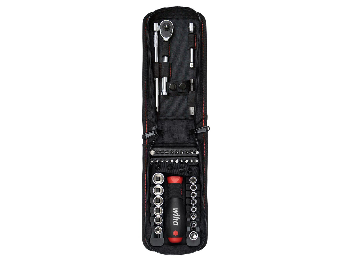 Wiha 1/4in Nut Driver & Bit Set, 40 Piece