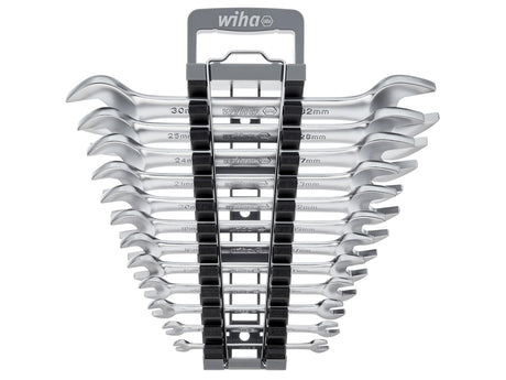 Wiha Double Open-End Spanner Set, 12 Piece
