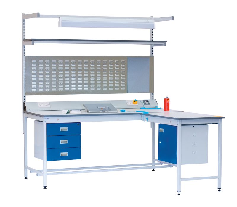 Upper shelf 300mm Lamstat - 1500mm