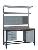 Kit 7 - 1200mm Heavy Duty Workbench With Accessories - Solid Beech Worktop