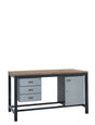 Kit 3 - 1200mm Heavy Duty Workbench With Accessories - Solid Beech Worktop