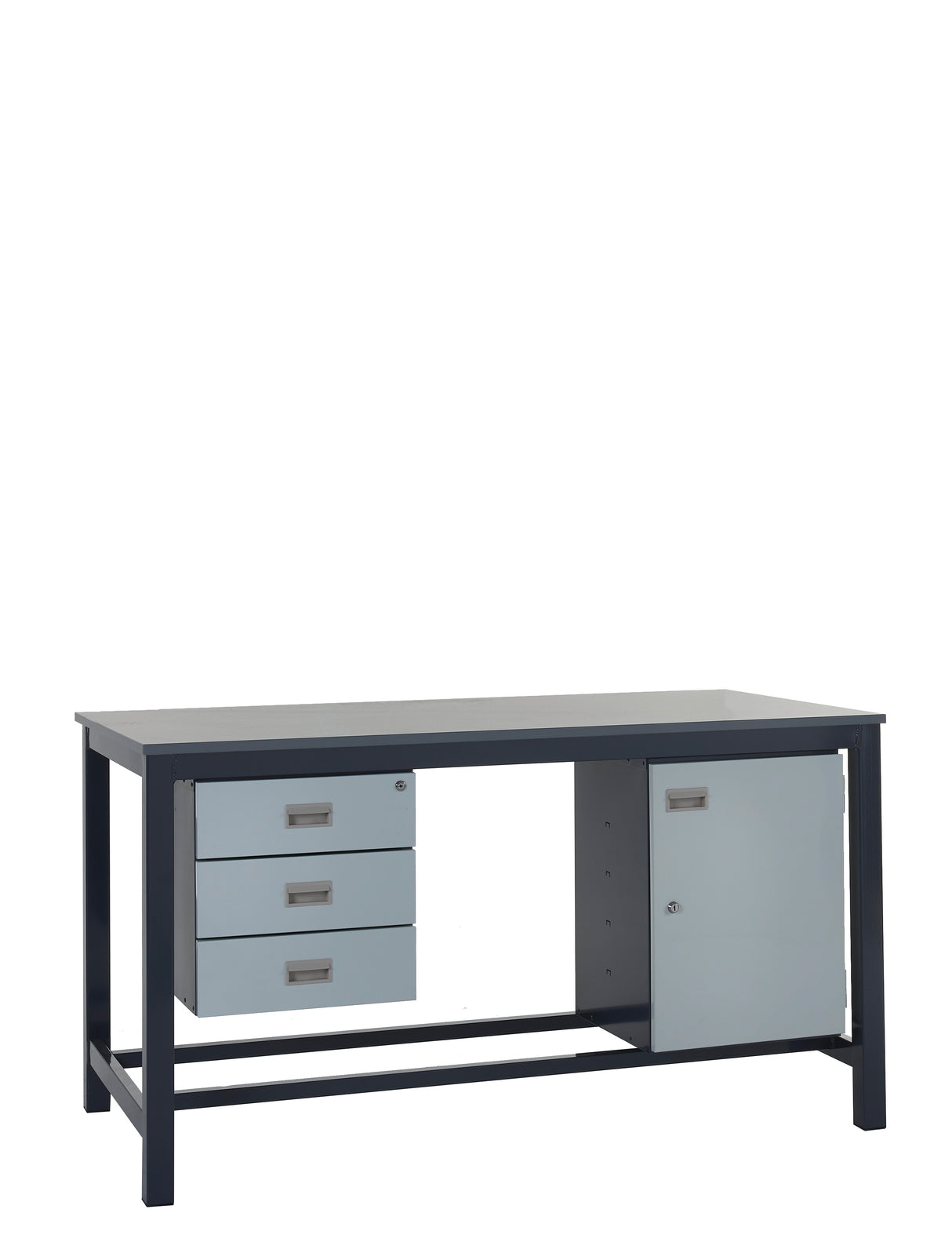 Kit 3 - 1200mm Heavy Duty Workbench With Accessories - Laminate Worktop