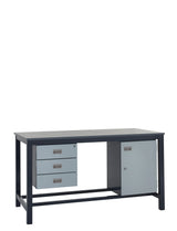 Kit 3 - 1200mm Heavy Duty Workbench With Accessories - Laminate Worktop