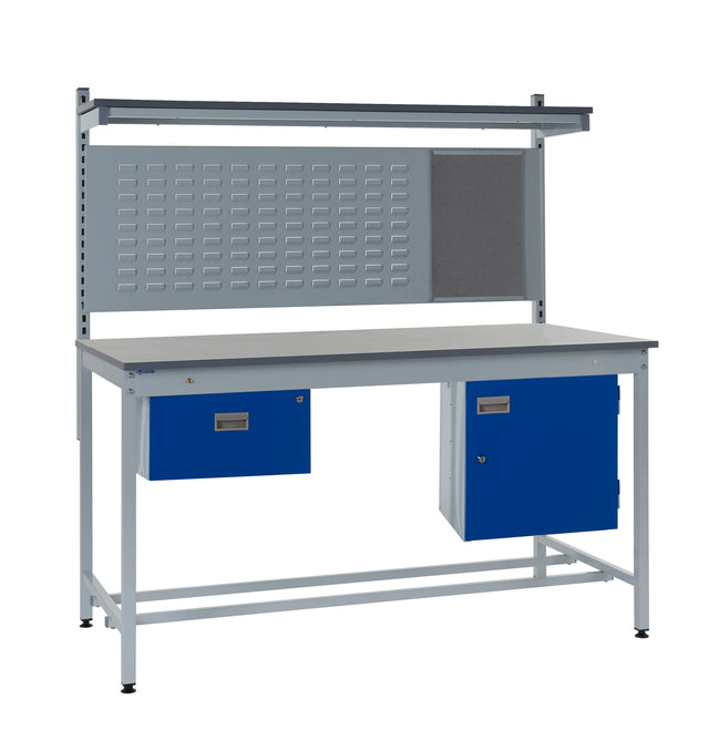 Kit 4 - 1200mm Square Tube Workbench With Accessories - Laminate Worktop