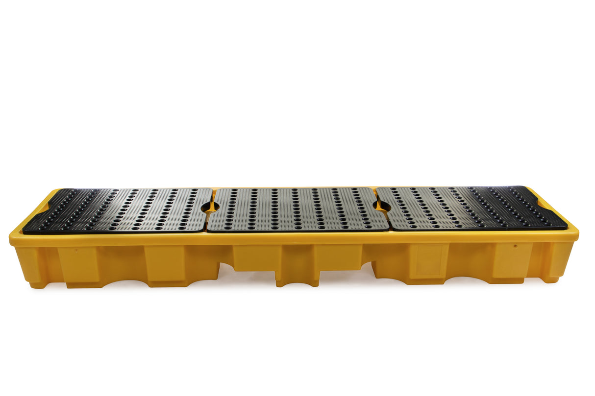 Bunded Spill Pallet For 4 x 205L Drums In A Line