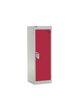 School Locker 955x380x380mm - 1 Compartment - Red
