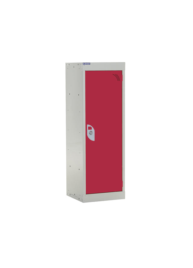 School Locker 955x380x380mm - 1 Compartment - Red