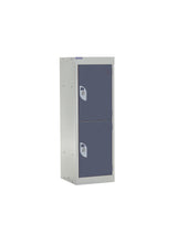 School Locker 955x380x380mm - 2 Compartments - Dark Grey
