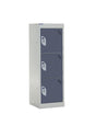 School Locker 955x380x380mm - 3 Compartments - Dark Grey
