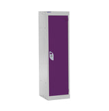 Spectrum School Locker 1235x380x380mm - 1 Compartment - Berry Burst