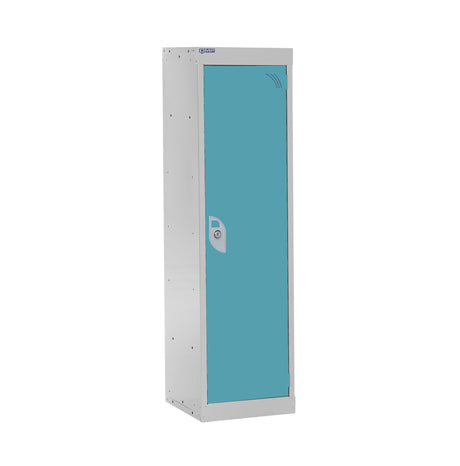 Spectrum School Locker 1235x380x380mm - 1 Compartment - Lagoon Blue
