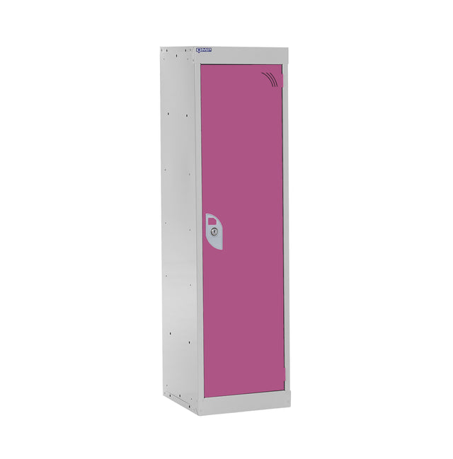 Spectrum School Locker 1235x300x300mm - 1 Compartment - Pitahaya Pink