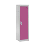 Spectrum School Locker 1235x300x450mm - 1 Compartment - Pitahaya Pink
