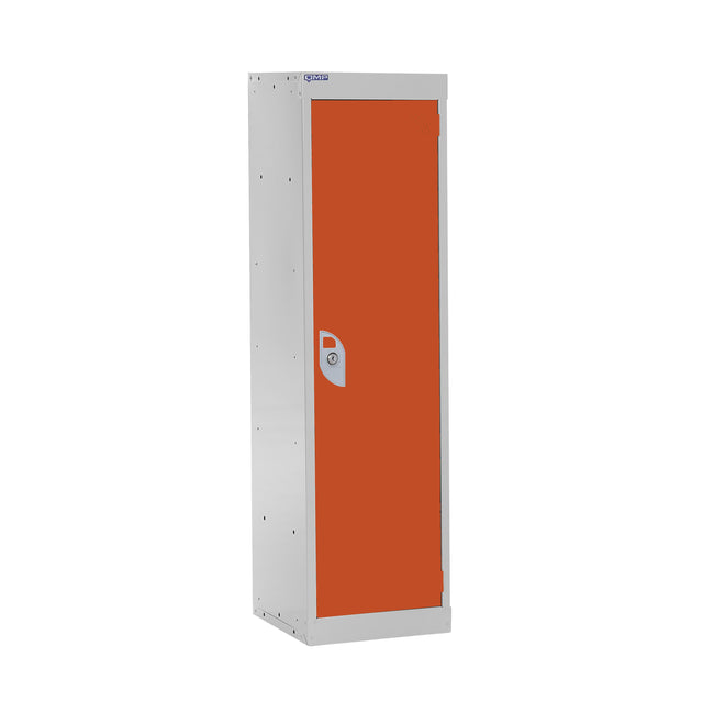 Spectrum School Locker 1235x300x300mm - 1 Compartment - Tangelo Orange