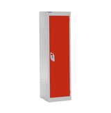Spectrum School Locker 1235x300x300mm - 1 Compartment - Tamarillo Red