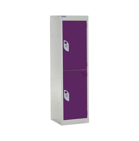 Spectrum School Locker 1235x300x450mm - 2 Compartments - Berry Burst