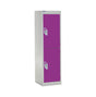 Spectrum School Locker 1235x300x300mm - 2 Compartments - Summer Lilac