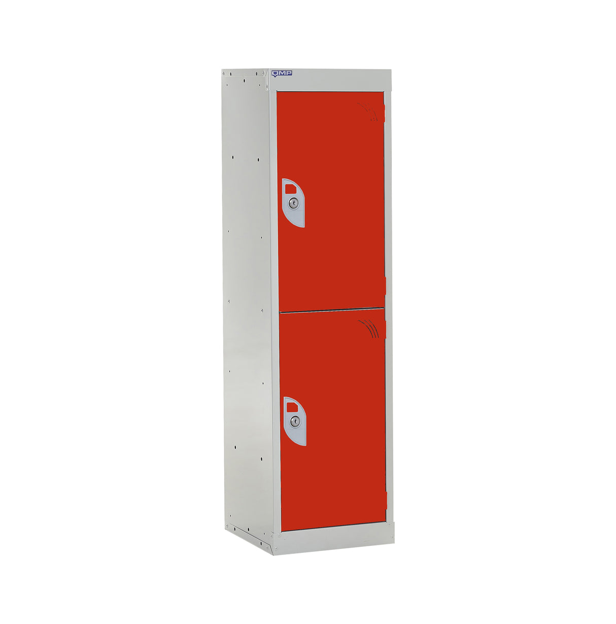 Spectrum School Locker 1235x300x300mm - 2 Compartments - Tamarillo Red