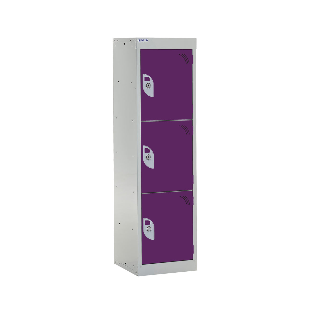Spectrum School Locker 1235x300x300mm - 3 Compartments - Berry Burst