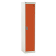 Spectrum School Locker 1380x300x450mm - 1 Compartment - Tangelo Orange