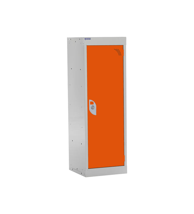 Spectrum School Locker 955x300x300mm - 1 Compartment - Chilli Pepper Orange