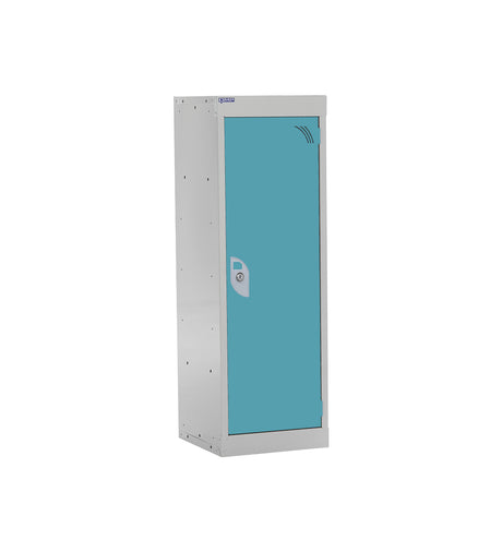 Spectrum School Locker 955x300x300mm - 1 Compartment - Lagoon Blue