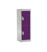 Spectrum School Locker 955x300x300mm - 2 Compartments - Berry Burst