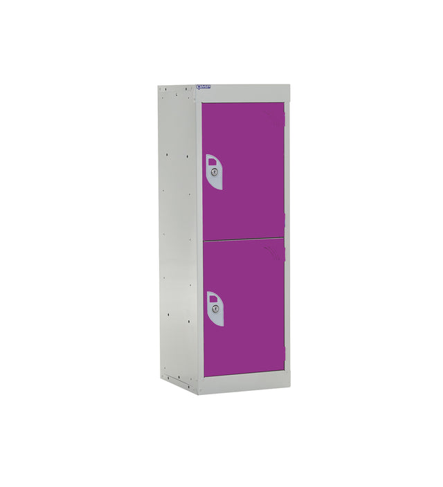 Spectrum School Locker 955x300x300mm - 2 Compartments - Summer Lilac