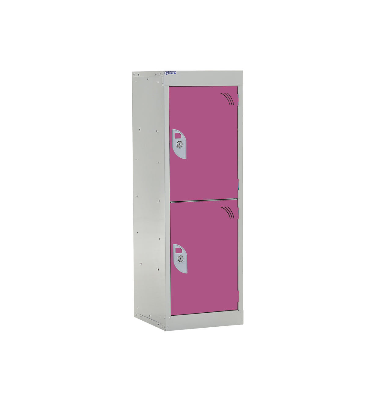 Spectrum School Locker 955x300x300mm - 2 Compartments - Pitahaya Pink