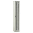 Perforated Door Locker 1800x300x450 - 1 Compartment - Light Grey