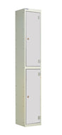 Laminate Splash Lockers - 1800x300x450mm 2 Compartments - Light Grey