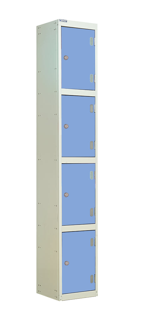 Laminate Splash Lockers - 1800x300x300mm 4 Compartments - Camapanula