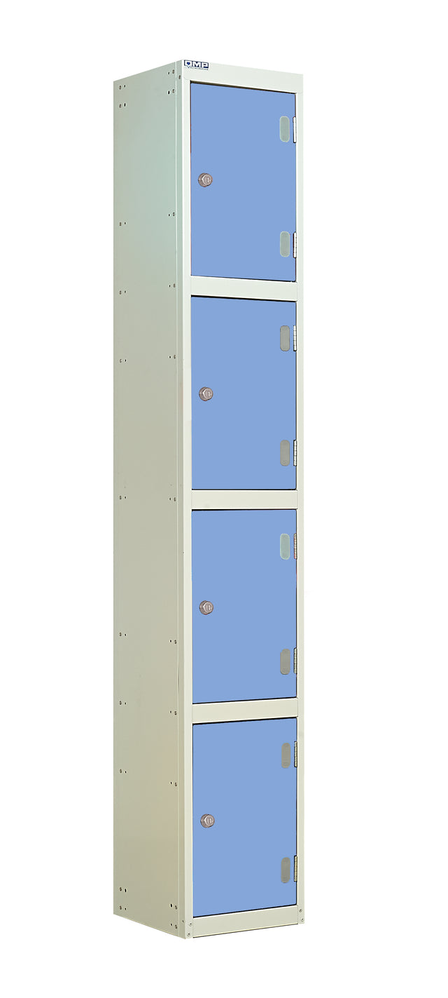 Laminate Splash Lockers - 1800x300x450mm 4 Compartments - Camapanula