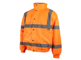 Scan Hi-Vis Bomber Jacket Orange
