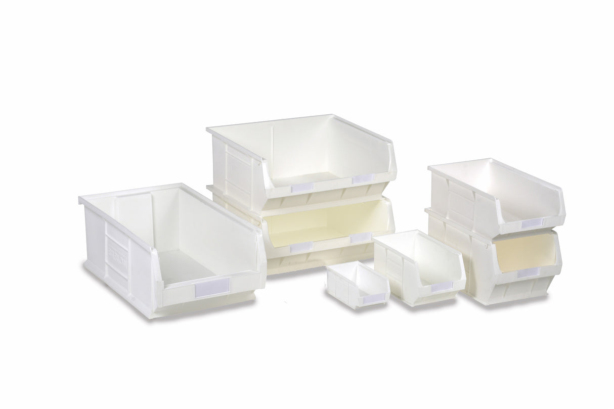 Plastic Storage Parts Lin Bin Container - 5PK (ANTI-BACTERIAL WHITE) FD7 310mm(w) x 520mm(d) x 200mm(h)