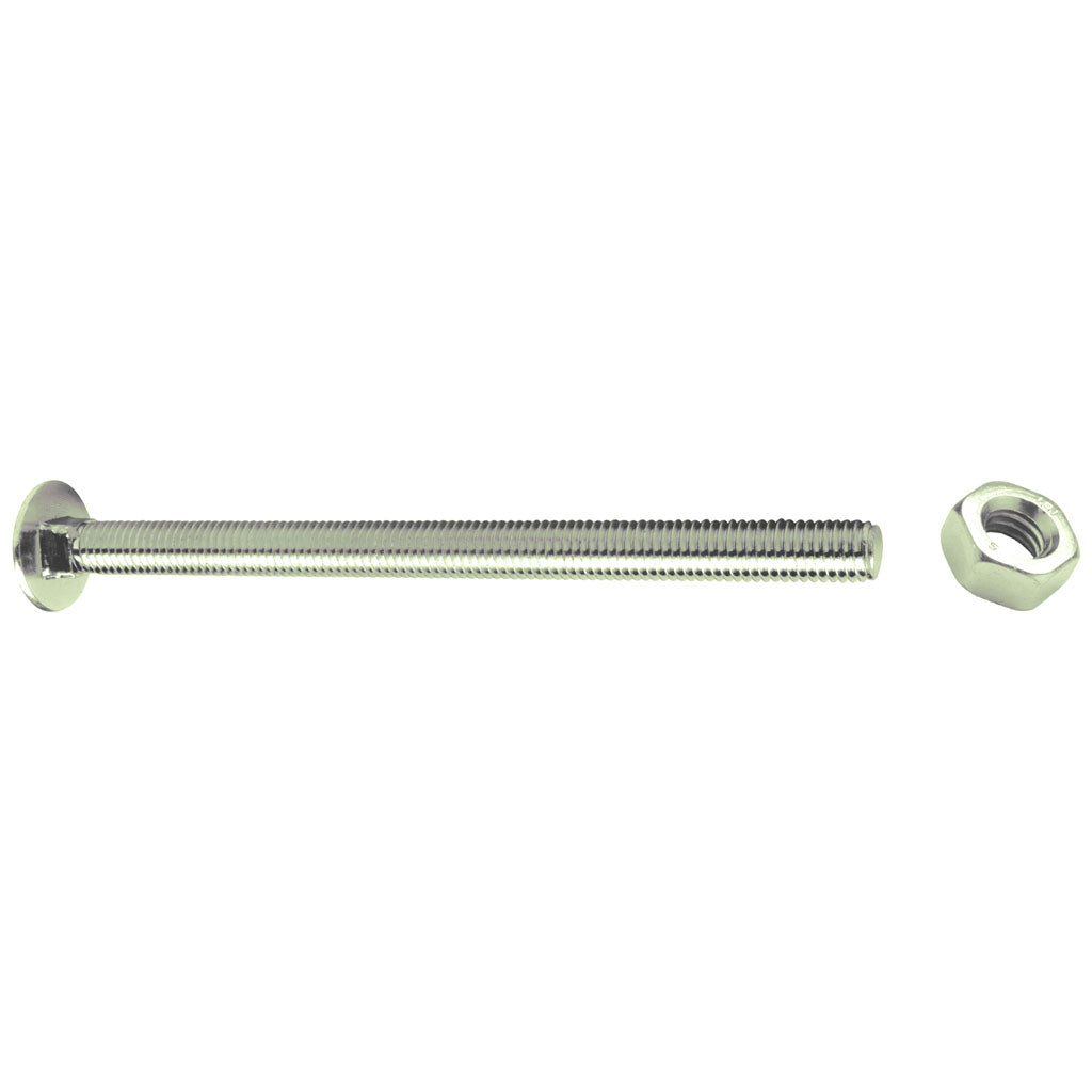 Box - M10 Cup Square Hex Bolts, Grade 4.8 (Zinc Plated) DIN 603/555