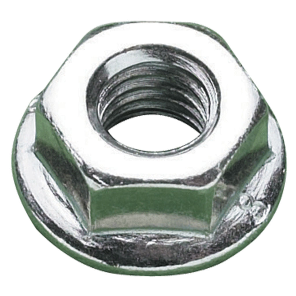 M5 DIN6923 Plain Flange Nut Class 8 Zinc Plated  Boxed.  - 500 box qty