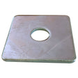 1.1/2 X 1/2 X 1/8 Sq Plate Washer 40 X 40 X 3 M12 BS3410 Zinc Plated  - 500 box qty