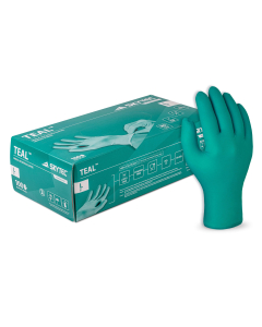 Skytec Box (100) Teal Nitrile Disp Gloves