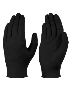Skytec Box (100) TX924 Black Nitrile Gloves