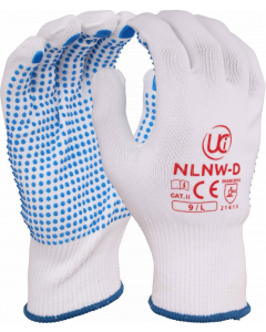Pr I/Safety Grippa Blue Dot Glove